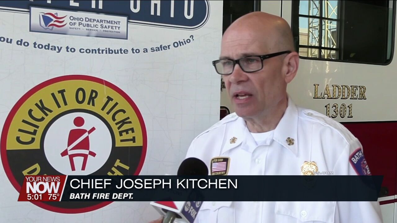 Allen County organizations advocate seatbelt use at "Click It or Ticket" campaign kickoff event